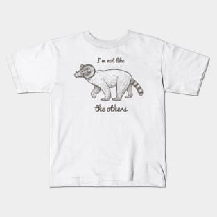 Unusual Sheep Bear Racoon Animal Kids T-Shirt